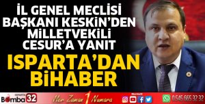 Milletvekili Cesur Isparta’dan bihaber