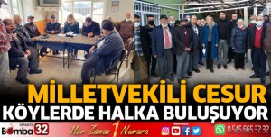 Milletvekili Cesur köylerde