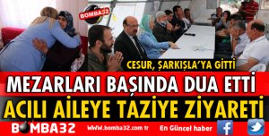 MİLLETVEKİLİ CESUR ŞEHİTLERİMİZİN MEZARLARI BAŞINDA DUA ETTİ