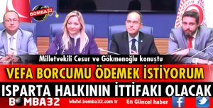 MİLLETVEKİLİ CESUR VE BAŞKAN ADAYI GÖKMENOĞLUNDAN İLK AÇIKLAMA