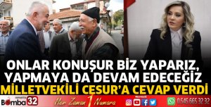 Milletvekili Cesur’a cevap verdi