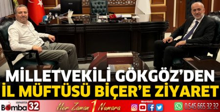 Milletvekili Gökgöz’den İl Müftüsü Biçer’e ziyaret