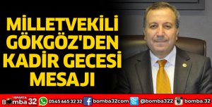 Milletvekili Gökgöz'den Kadir Gecesi Mesajı