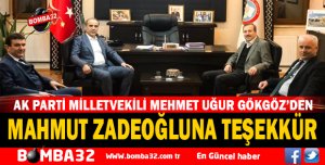 MİLLETVEKİLİ GÖKGÖZ'DEN  ÖZEL İDARE'YE TEŞEKKÜR 