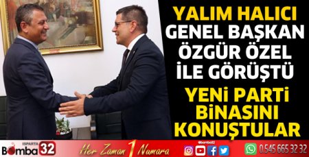 Milletvekili Halıcı Genel Başkan Özel ile bir araya geldi