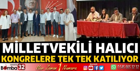 Milletvekili Halıcı, kongrelere katılıyor