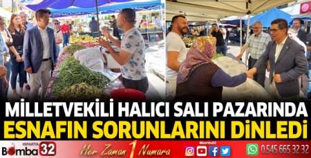Milletvekili Halıcı Salı Pazarında