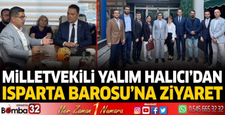 Milletvekili Halıcı'dan baroya ziyaret
