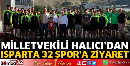 Milletvekili Halıcı'dan Ispartaspor'a ziyaret