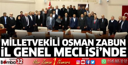 Milletvekili Osman Zabun İl Genel Meclisi'nde 