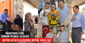 MİLLETVEKİLİ ÖZEL EĞİRDİR VE AKSU'YU GEZDİ