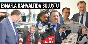 MİLLETVEKİLİ ÖZEL ESNAFLARI ZİYARET EDİYOR 