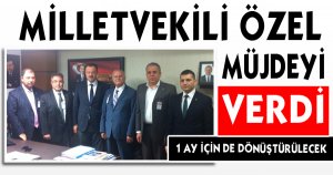 Milletvekili Özel: Karma OSB olacak