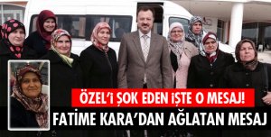 MİLLETVEKİLİ ÖZEL'DEN İNCE MESAJ!