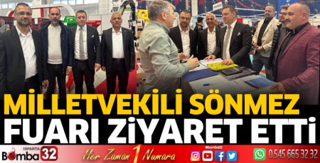Milletvekili Sönmez fuarda