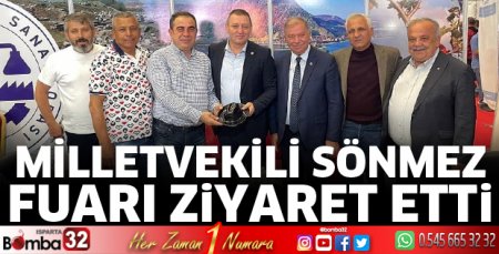 Milletvekili Sönmez fuarı ziyaret etti