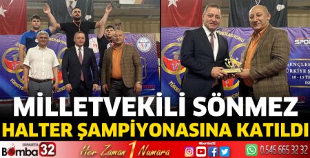 Milletvekili Sönmez Halter Şampiyonasına katıldı