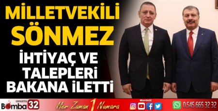 Milletvekili Sönmez, Sağlık Bakanı görüştü