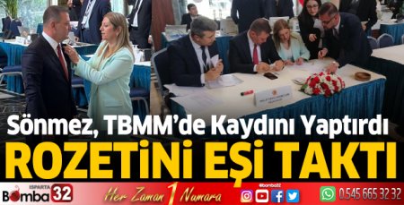 Milletvekili Sönmez TBMM'de kaydını yaptırdı 