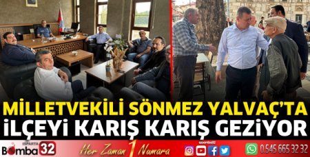 Milletvekili Sönmez Yalvaç'ta 