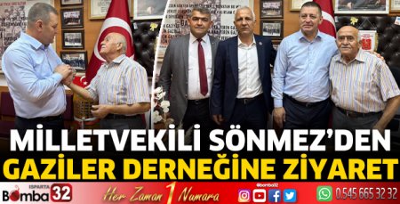 Milletvekili Sönmez'den gaziler derneğine ziyaret