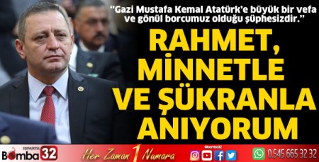 Milletvekili Sönmez'in 10 Kasım mesajı