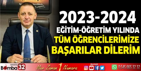 Milletvekili Sönmez'in 2023-2024 Eğitim ve Öğretim Yılı mesajı