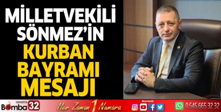 Milletvekili Sönmez'in Kurban Bayramı mesajı