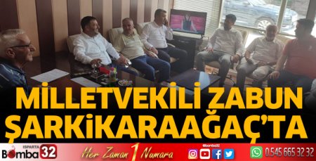 Milletvekili Zabun Şarkikaraağaç'ta 