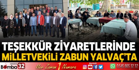 Milletvekili Zabun Yalvaç'ta