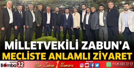 Milletvekili Zabun’a mecliste anlamlı ziyaret