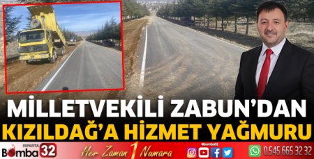 Milletvekili Zabun'dan hizmet yağmuru
