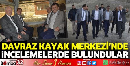 Milletvekilleri Davraz Kayak Merkezi'nde 