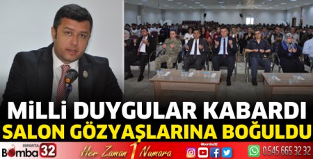Milli duygular kabardı, salon gözyaşlarına boğuldu