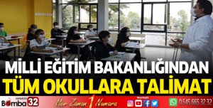 Milli Eğitim Bakanlığından tüm okullara talimat 