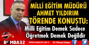 MİLLİ EĞİTİM DEMEK SADECE ÖĞRETMEK DEMEK DEĞİLDİR