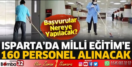 Milli Eğitim Müdürlüğü’ne 160 personel alınacak