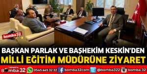 MİLLİ EĞİTİM MÜDÜRÜNE HAYIRLI OLSUN ZİYARETİ