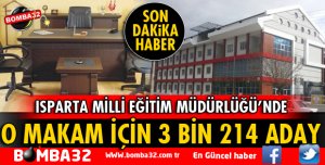 MİLLİ EĞİTİMDE O MAKAM İÇİN REKOR BAŞVURU