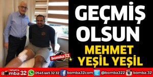 MİLLİ GÜREŞÇİ YEŞİL YEŞİL AMELİYAT OLDU