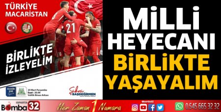 Milli heyecanı birlikte yaşayalım