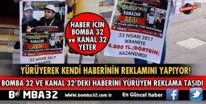 MİLLİ PİYANGOCU ÖZTÜRK HABERLERİNİN REKLAMINI YAPIYOR