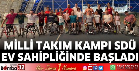 Milli Takım Kampı SDÜ Ev Sahipliğinde Başladı