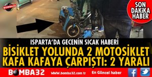 MİMAR SİNAN CADDESİ BİSİKLET YOLUNDA KAZA