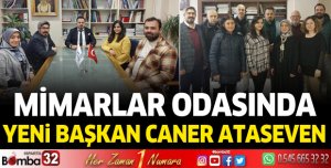 Mimarlar Odasında yeni başkan Caner Ataseven
