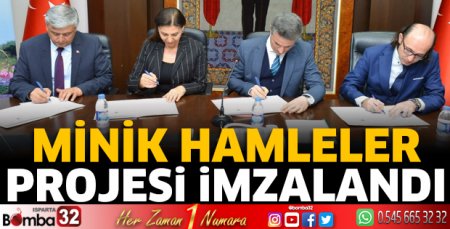 Minik Hamleler Projesi imzalandı