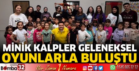 Minik kalpler geleneksel oyunlarla buluştu  