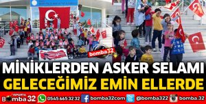 MİNİK ÖĞRENCİLERDEN ASKER SELAMI