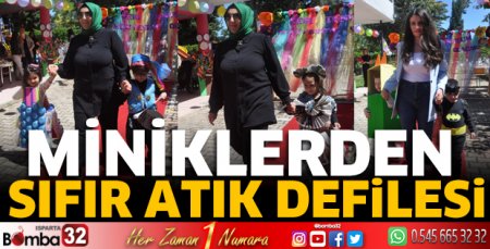Miniklerden sıfır atık defilesi