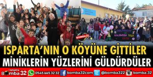 MİNİKLERİN YÜZLERİNİ GÜLDÜRDÜLER